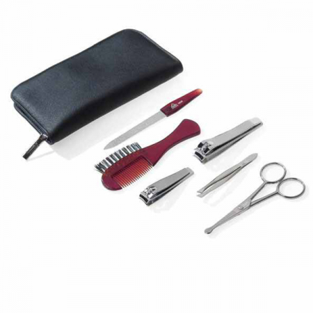 Trusă cosmetică si manichiură Men in Black, din oțel nichelat [2]