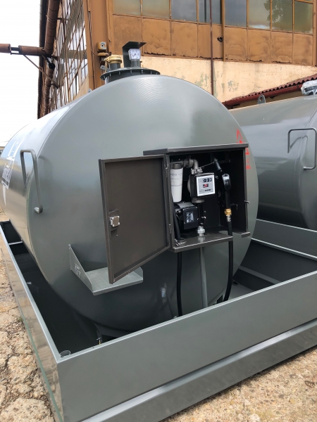 Rezervor suprateran 9000 litri cu pompa ST BOX - gri [2]