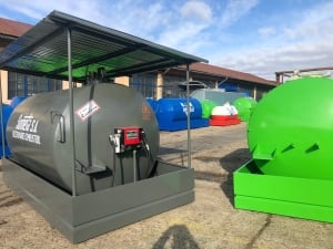 Rezervor suprateran 9000 litri cu copertină și pompă CUBE 56 [2]