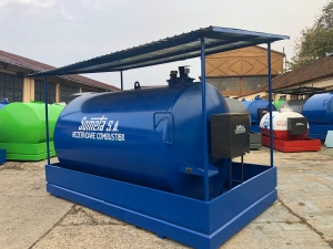Rezervor suprateran  9000 litri cu copertină și pompă ST BOX [3]