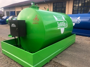 Rezervor suprateran 9000 litri cu pompa ST BOX - verde [0]