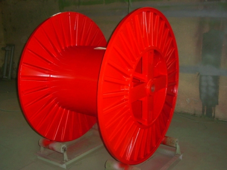 Tamburi - Tamburi metalici si bobine pentru infasurare conductori, cabluri si sarme