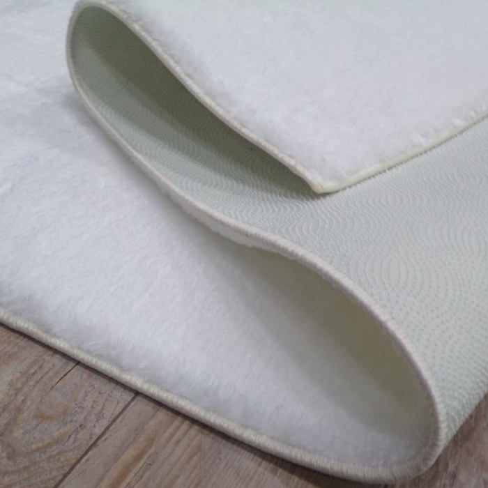 Covor pufos alb 150x230 cm [3]