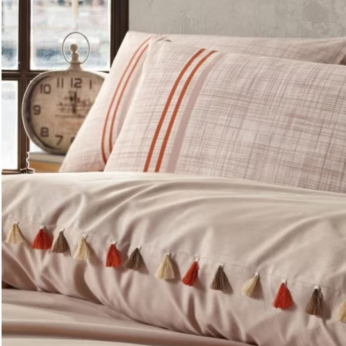 CANDY KAHVE Lenjerie de pat 4 piese 200x220 cm [2]