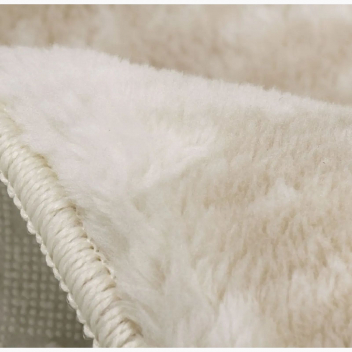 Covor pufos bej 120x180 cm [7]