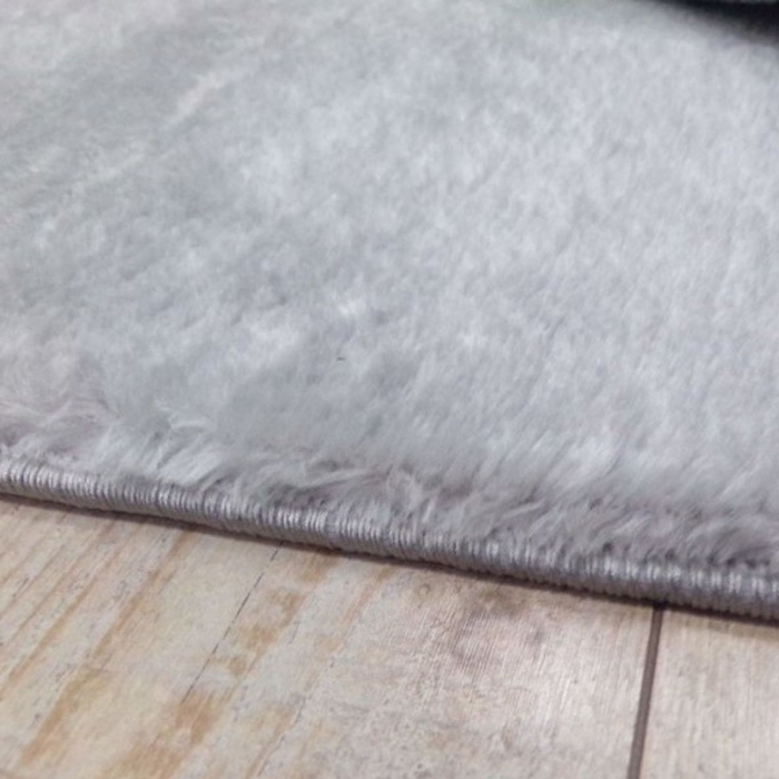 Covor pufos gri 80x150 cm [4]