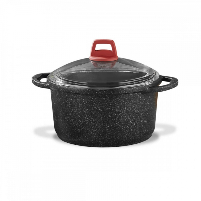 Cratita granit cu capac, 20 cm [2]