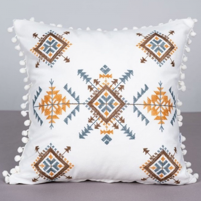 Set 2 Perne decorative broderie 43x43 cm [2]