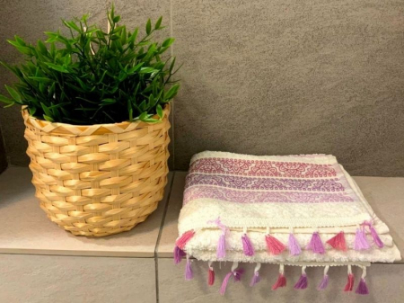 TEXTILE PENTRU BAIE - set prosop de fata ciucuri