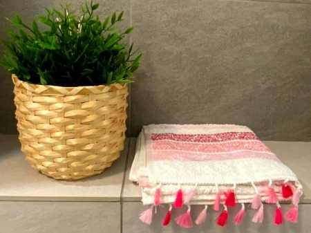 TEXTILE PENTRU BAIE - set prosop de fata ciucuri