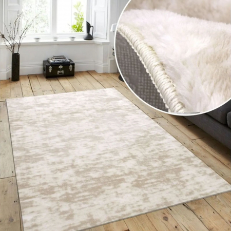 Covor pufos bej 120x180 cm [0]