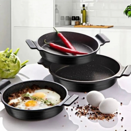 Set tigai granit cu capac