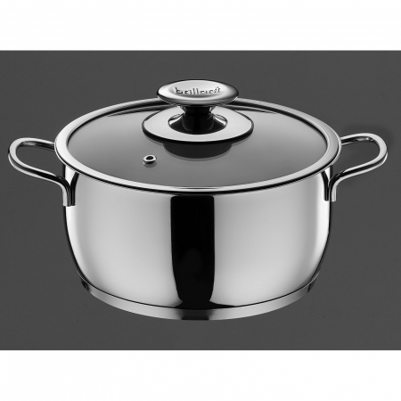 Oala inox cu capac Perla, D 20 cm [1]