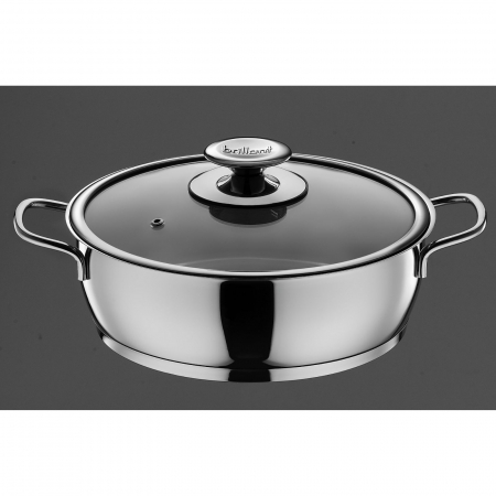 Oala inox cu capac Perla, D 24 cm [1]