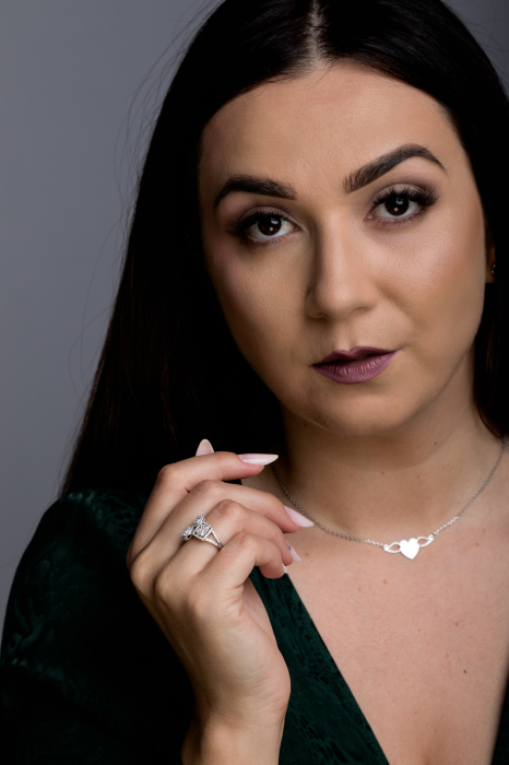Inel din argint 925 rodiat, Piatra: zirconia fatetata si cubic zirconia, Culoare: transparenta, Sonis Silver [2]
