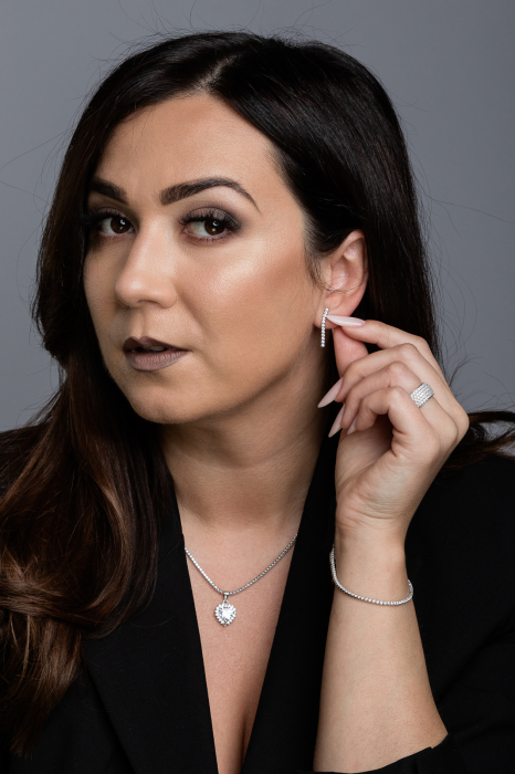 Cercei din argint 925, Piatra: cubic zirconia, Culoare : transparenta , Sonis Silver [3]