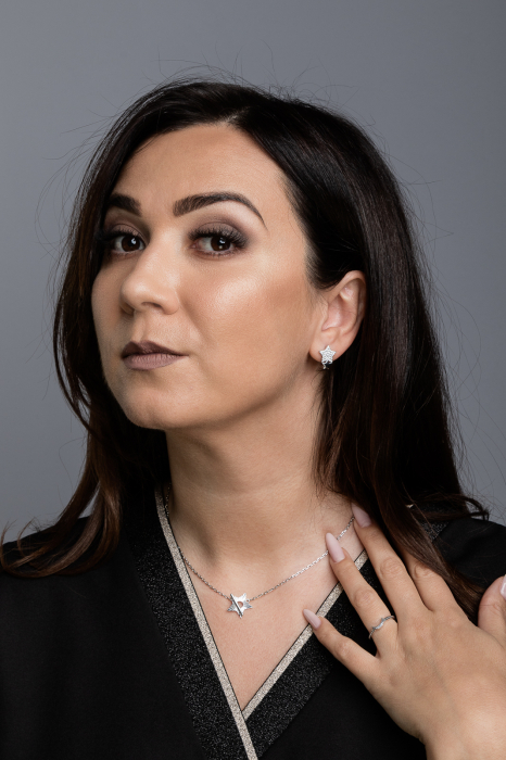 Inel din argint 925 rodiat,  Piatra: cubic zirconia, Culoare: transparenta, Sonis Silver [4]
