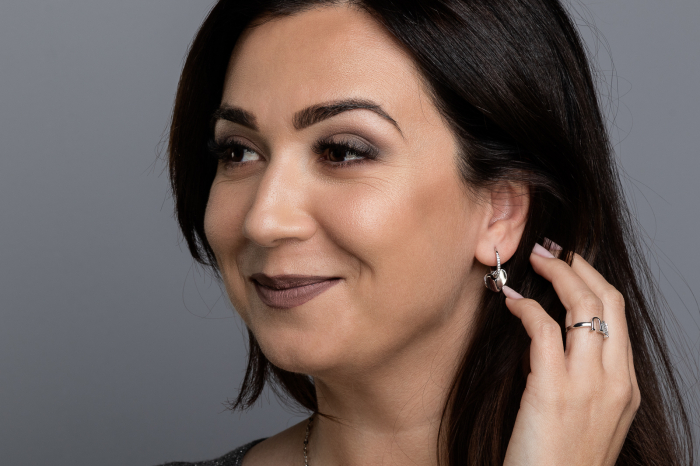 Inel din argint 925 rodiat, Piatra: cubic zirconia, Culoare: transparenta, Sonis Silver [3]