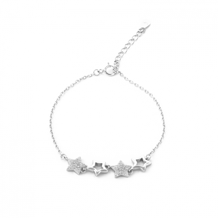 Bratara din argint 925, Piatra: cubic zirconia, Culoare: transparenta,Sonis Silver [1]