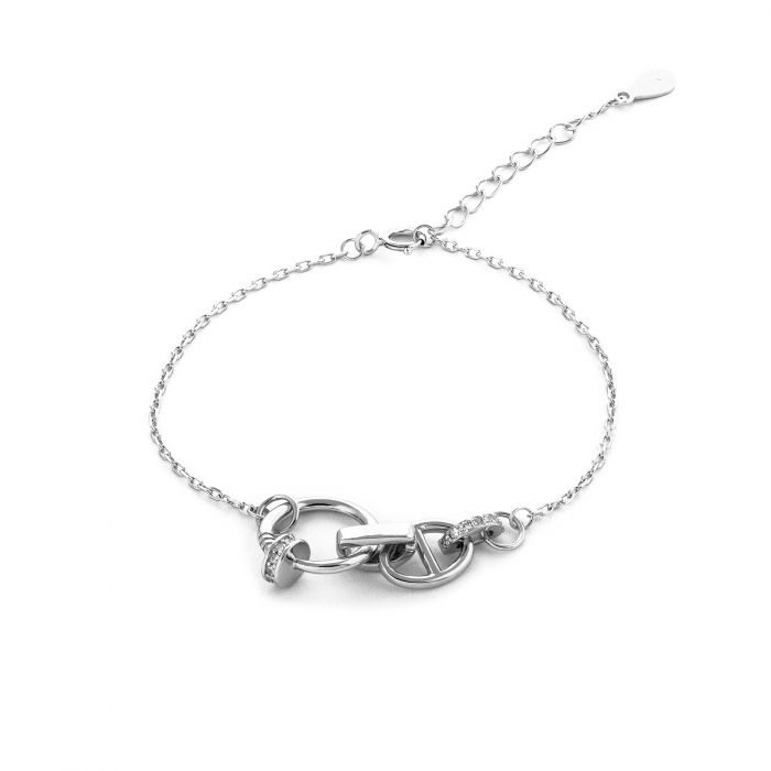Bratara din argint 925, Piatra: cubic zirconia, Sonis Silver [1]
