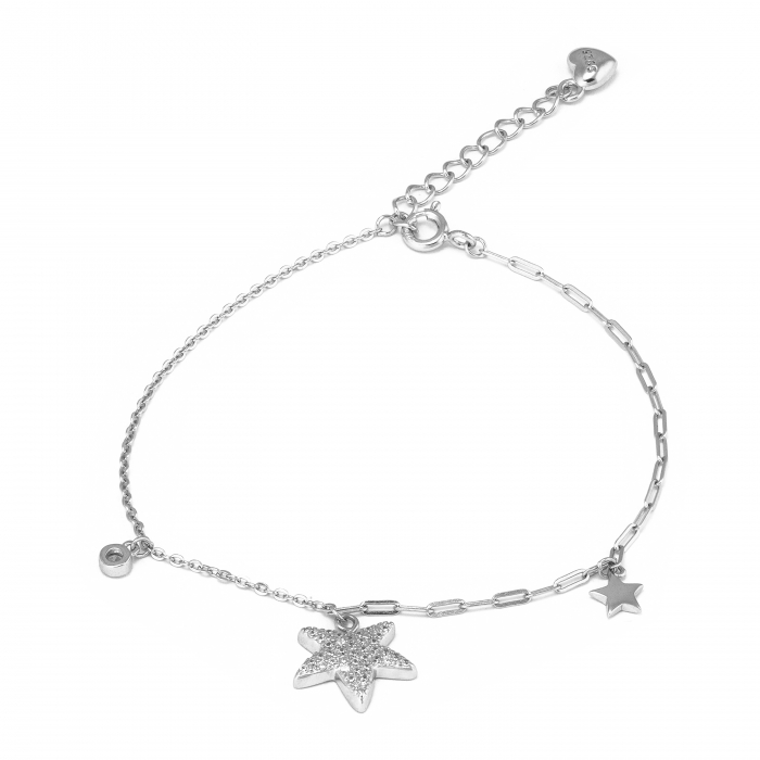 Bratara din argint 925, Piatra: zirconia fatetata, Culoare: transparenta, Sonis Silver [1]