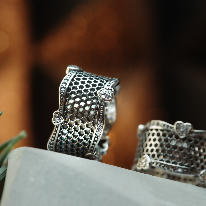 Inel din argint 925 vintage, Piatra: cubic zirconia, Sonis Silver [2]