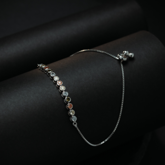 Bratara din argint 925, Piatra: zirconia fatetata, Sonis Silver [2]