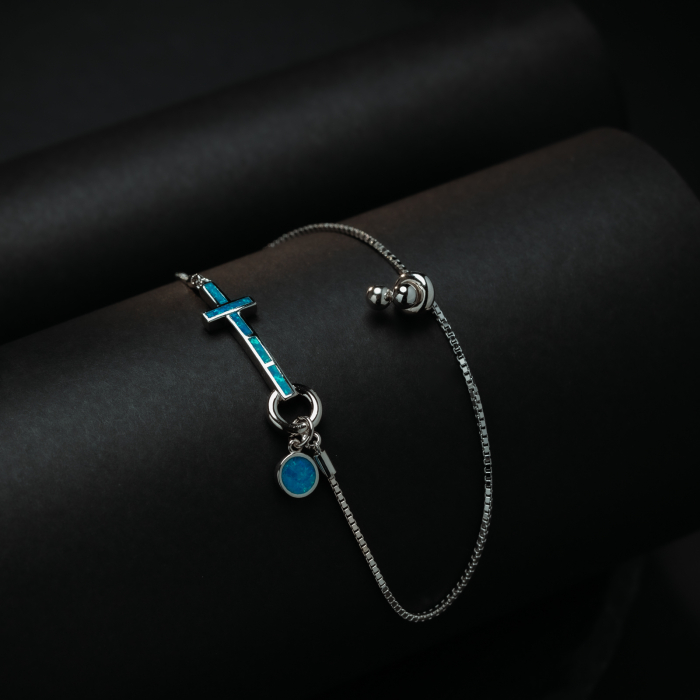 Bratara din argint 925, Piatra: opal, Sonis Silver [2]