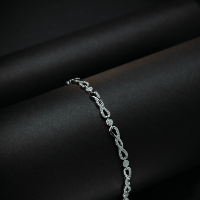 Bratara din argint 925 rodiat,  Piatra: cubic zirconia, Sonis Silver [2]