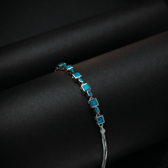 Bratara din argint 925, Piatra: opal, Sonis Silver [2]
