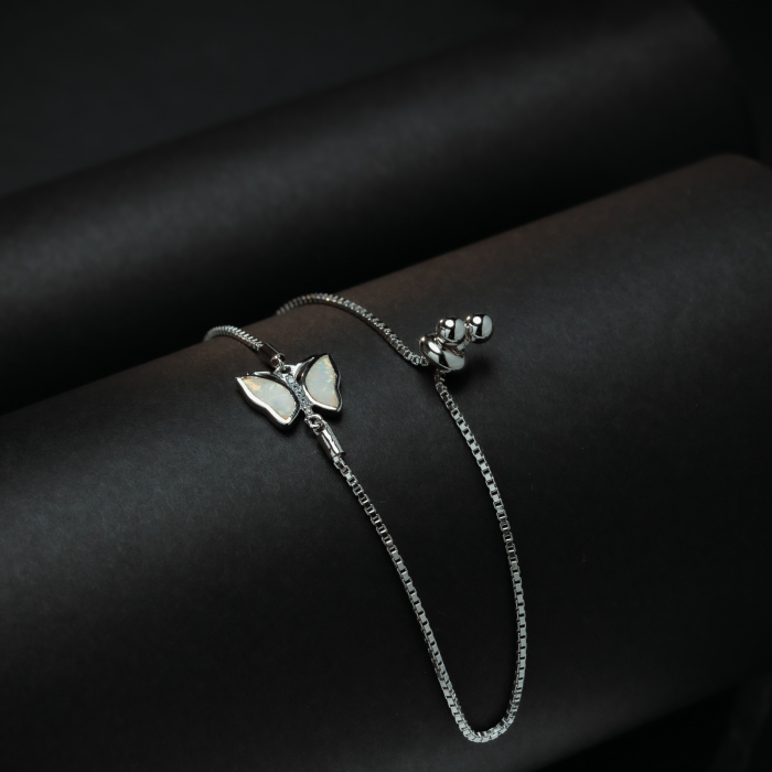 Bratara din argint 925, Piatra: opal si cubic zirconia,  Sonis Silver [2]