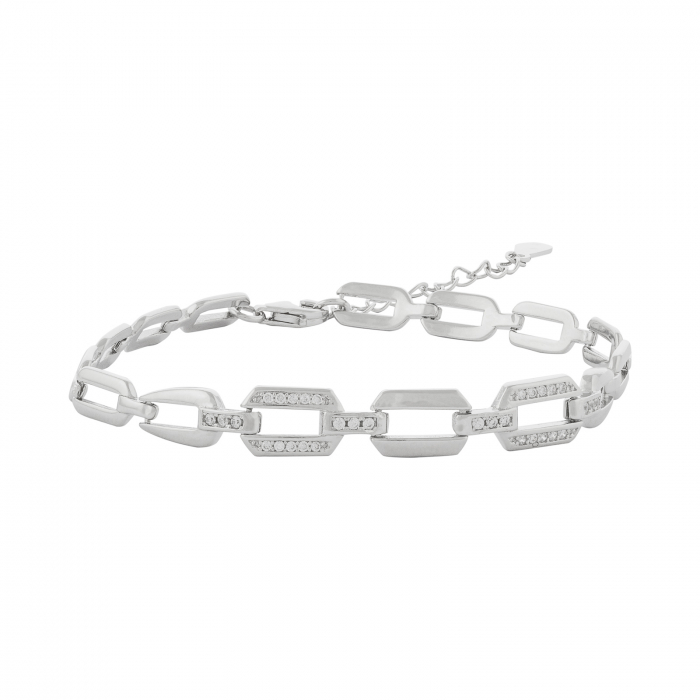 Bratara din argint 925, Piatra: cubic zirconia, Culoare : transparenta ,  Sonis Silver [1]