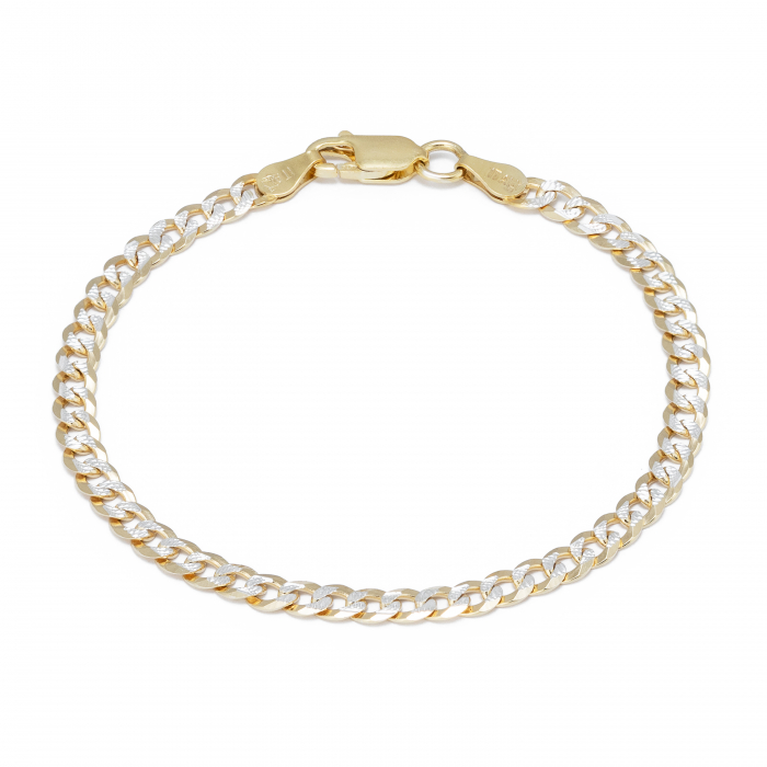 Bratara din argint 925, placat cu aur de 14 kt, Sonis Silver [1]