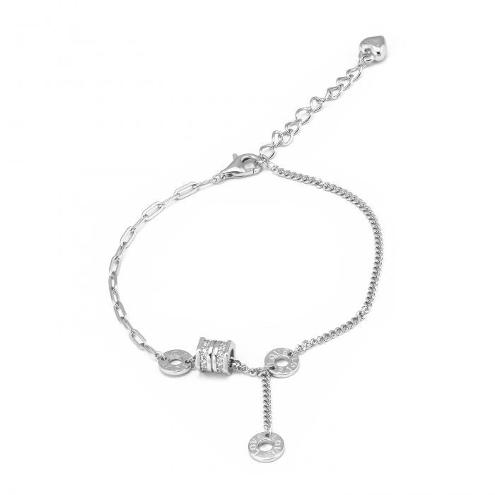 Bratara din argint 925 rodiat ,Piatra : cubic zirconia  , Culoare : transparenta ,  Sonis Silver [1]