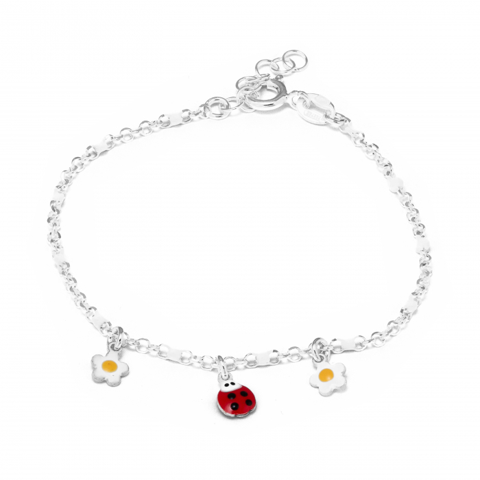 Bratara pentru copii , din argint 925, Piatra: email , Culoare: multicolor , Sonis Silver [1]
