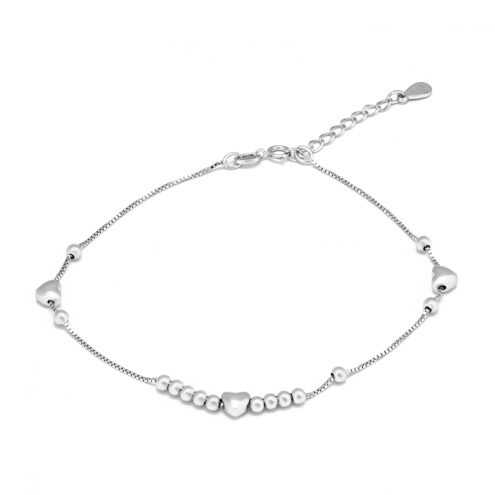 Bratara pentru glezna din argint 925 rodiat , Sonis Silver [1]