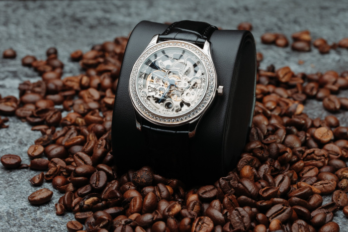 Ceas automatic din argint 925 rodiat, Piatra: cubic zirconia, Culoare: transparenta,  Sonis Silver [3]