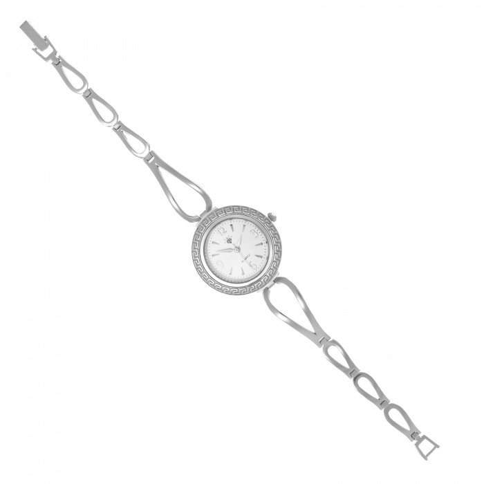 Ceas din argint 925 rodiat , Piatra: zirconia fatetata, Culoare: transparenta, Sonis Silver [2]