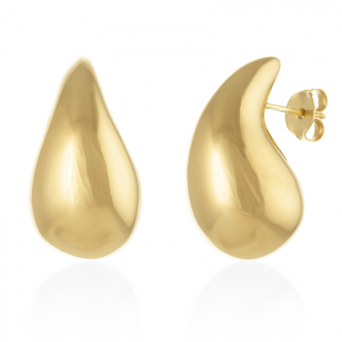 Cercei din argint 925 placat cu aur de 14 kt,, [1]
