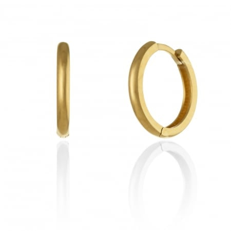 Cercei tip "creole" din aur 585/ 14 kt [1]