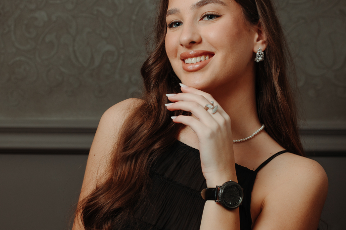 Colier din perle  de laborator cu inchizatoare din argint 925, rodiat ,Piatra : perla de laborator  , Culoare : alb, Sonis Silver [4]