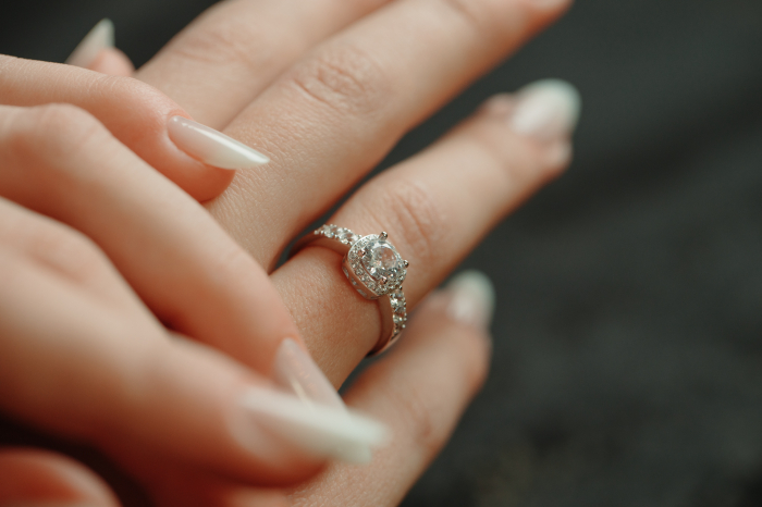 Inel din argint 925 rodiat, Piatra: zirconia fatetata si cubic zirconia, Culoare: transparenta, Sonis Silver [3]