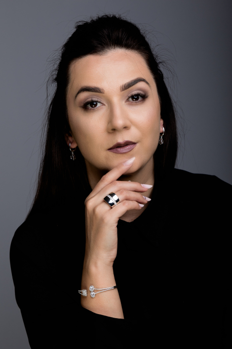 Inel din argint 925 rodiat, Piatra: zirconia fatetata si cubic zirconia, Culoare: transparenta, Sonis Silver [4]