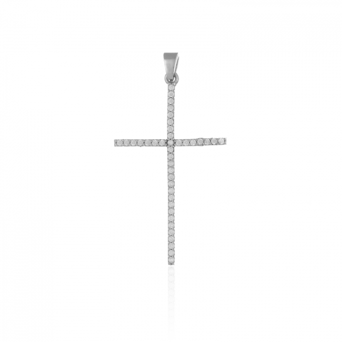 Pandantiv din argint 925  rodiat  , Piatra :  cubic zirconia , Culoare : transparenta,Sonis Silver [1]