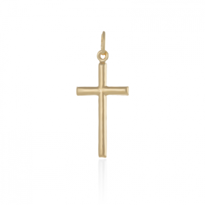 Pandantiv tip " Cruce " din argint  925 placat cu aur de 14 kt , Sonis Silver [1]