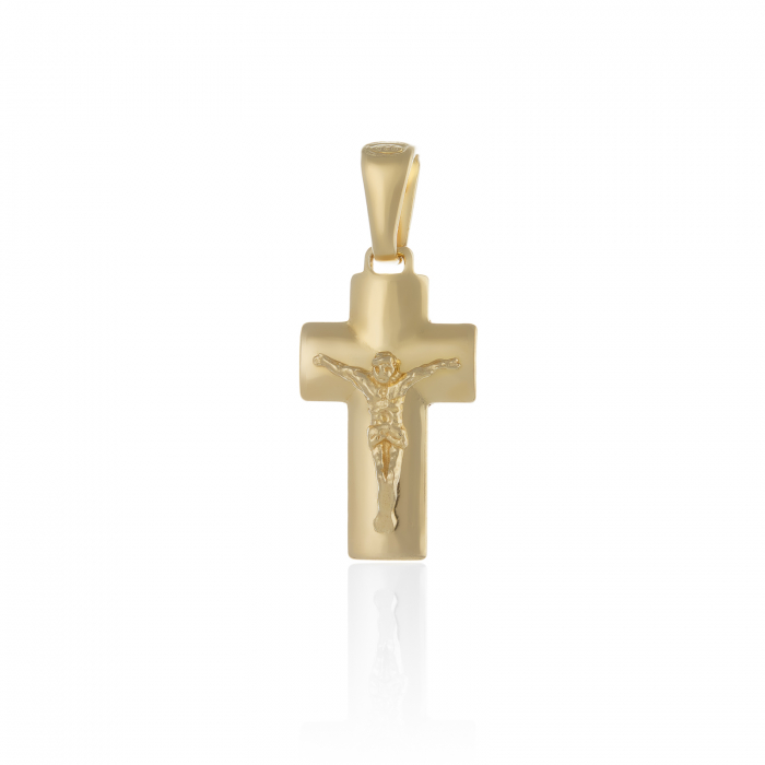 Pandantiv tip " Cruce " din argint  925 placat cu aur de kt , Sonis Silver [1]