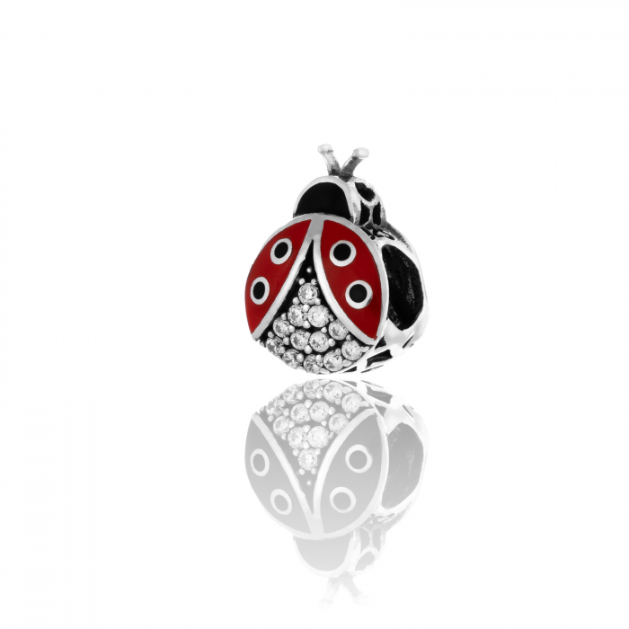 Talisman pentru bratara din argint 925, Piatra: cubic zirconia si email, Culoare: multicolor,Sonis Silver [1]