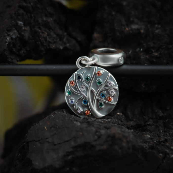 Talisman pentru bratara din argint 925 rodiat, Piatra: cubic zirconia, Culoare: multicolor, Sonis Silver [2]
