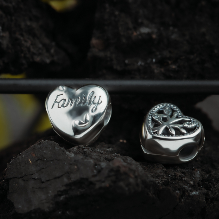 Talisman pentru bratara din argint 925 rodiat, Piatra: cubic zirconia, Culoare: transparenta, Sonis Silver [2]
