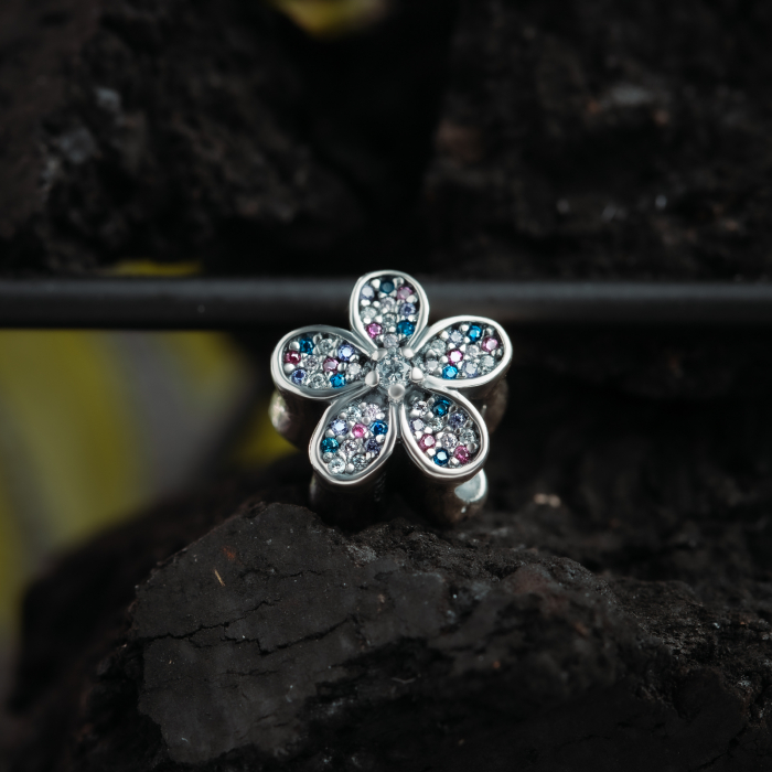 Talisman pentru bratara din argint 925 rodiat, Piatra: zirconia fatetata si cubic zirconia, Culoare: multicolor, Sonis Silver [2]